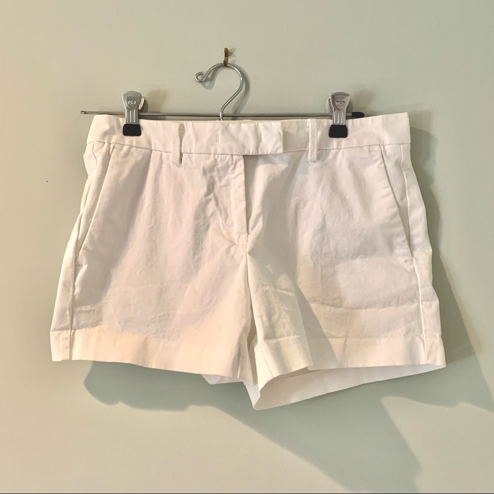 Ann Taylor White Chino shorts